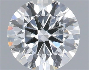 Picture of Natural Diamond 0.40 Carats, Round with Very Good Cut, E Color, SI2 Clarity and Certified by IGI