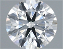 Diamante Natural 0.40 quilates, Redondo , Color F, claridad VS2 y certificado IGI