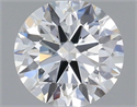 Natural Diamond 0.40 Carats, Round with Excellent Cut, F Color, SI1 Clarity and Certified by IGI