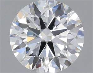 Picture of Natural Diamond 0.40 Carats, Round with Excellent Cut, F Color, SI1 Clarity and Certified by IGI