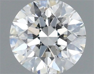 Picture of Natural Diamond 0.40 Carats, Round with Excellent Cut, F Color, VS2 Clarity and Certified by IGI