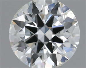 Picture of Natural Diamond 0.40 Carats, Round with Excellent Cut, F Color, SI1 Clarity and Certified by IGI