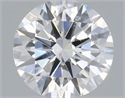 Natural Diamond 0.40 Carats, Round with Very Good Cut, F Color, SI2 Clarity and Certified by IGI