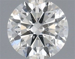 Picture of Natural Diamond 0.40 Carats, Round with Excellent Cut, F Color, SI2 Clarity and Certified by IGI