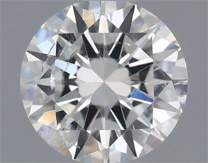 Picture of Natural Diamond 0.40 Carats, Round with Very Good Cut, F Color, I1 Clarity and Certified by IGI