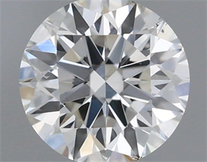 Picture of Natural Diamond 0.40 Carats, Round with Excellent Cut, G Color, SI2 Clarity and Certified by IGI