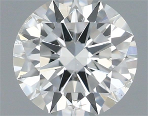 Picture of Natural Diamond 0.40 Carats, Round with Excellent Cut, G Color, SI2 Clarity and Certified by IGI