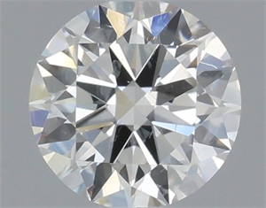 Picture of Natural Diamond 0.40 Carats, Round with Excellent Cut, G Color, SI2 Clarity and Certified by IGI