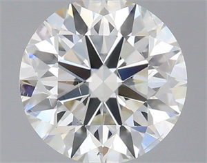 Picture of Natural Diamond 0.40 Carats, Round with Excellent Cut, G Color, SI2 Clarity and Certified by IGI