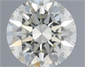 Natural Diamond 0.44 Carats, Round with Excellent Cut, G Color, VS2 Clarity and Certified by IGI