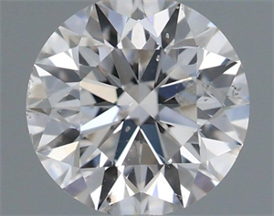 Picture of Natural Diamond 0.40 Carats, Round with Excellent Cut, G Color, SI2 Clarity and Certified by IGI