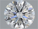 Natural Diamond 0.40 Carats, Round with Very Good Cut, G Color, SI1 Clarity and Certified by IGI