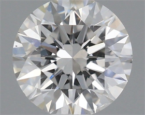 Picture of Natural Diamond 0.44 Carats, Round with Excellent Cut, G Color, SI2 Clarity and Certified by IGI