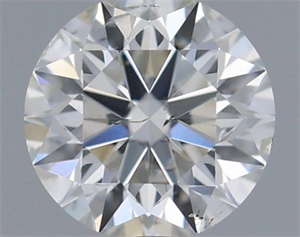 Picture of Natural Diamond 0.40 Carats, Round with Excellent Cut, G Color, SI2 Clarity and Certified by IGI