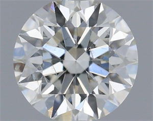 Foto Diamante Natural 0.41 quilates, Redondo , Color G, claridad SI2 y certificado IGI de