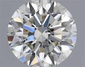 Picture of Natural Diamond 0.41 Carats, Round with Excellent Cut, G Color, SI2 Clarity and Certified by IGI