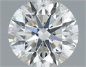 Natural Diamond 0.40 Carats, Round with Excellent Cut, G Color, SI2 Clarity and Certified by IGI