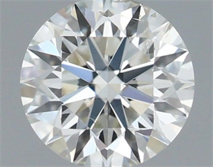 Picture of Natural Diamond 0.40 Carats, Round with Excellent Cut, G Color, SI2 Clarity and Certified by IGI