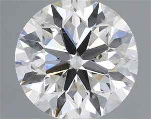 Picture of Natural Diamond 0.40 Carats, Round with Excellent Cut, G Color, SI2 Clarity and Certified by IGI