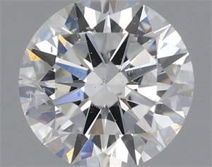 Picture of Natural Diamond 0.40 Carats, Round with Very Good Cut, G Color, SI2 Clarity and Certified by IGI