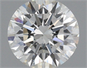 Natural Diamond 0.44 Carats, Round with Excellent Cut, G Color, SI2 Clarity and Certified by IGI