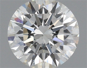 Picture of Natural Diamond 0.44 Carats, Round with Excellent Cut, G Color, SI2 Clarity and Certified by IGI