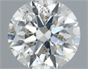 Natural Diamond 0.42 Carats, Round with Excellent Cut, G Color, SI2 Clarity and Certified by IGI