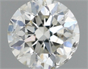 Natural Diamond 0.40 Carats, Round with Excellent Cut, G Color, I1 Clarity and Certified by IGI
