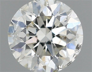 Picture of Natural Diamond 0.40 Carats, Round with Excellent Cut, G Color, I1 Clarity and Certified by IGI