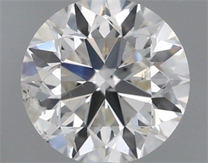 Picture of Natural Diamond 0.40 Carats, Round with Very Good Cut, G Color, I1 Clarity and Certified by IGI