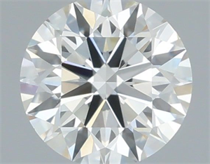 Picture of Natural Diamond 0.40 Carats, Round with Excellent Cut, H Color, VS2 Clarity and Certified by IGI