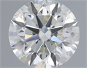 Natural Diamond 0.41 Carats, Round with Excellent Cut, H Color, VS2 Clarity and Certified by IGI