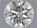 Natural Diamond 0.42 Carats, Round with Excellent Cut, H Color, VS2 Clarity and Certified by IGI