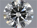 Diamante Natural 0.43 quilates, Redondo , Color H, claridad VS2 y certificado IGI