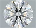 Natural Diamond 0.42 Carats, Round with Excellent Cut, H Color, VS2 Clarity and Certified by IGI