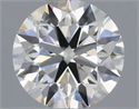 Natural Diamond 0.42 Carats, Round with Excellent Cut, H Color, VS2 Clarity and Certified by IGI