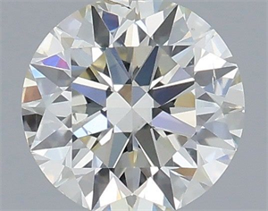 Picture of Natural Diamond 0.40 Carats, Round with Excellent Cut, I Color, SI1 Clarity and Certified by IGI