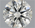 Natural Diamond 0.40 Carats, Round with Excellent Cut, I Color, SI1 Clarity and Certified by IGI