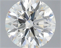 Natural Diamond 0.40 Carats, Round with Excellent Cut, H Color, SI1 Clarity and Certified by IGI