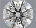 Natural Diamond 0.40 Carats, Round with Excellent Cut, H Color, SI2 Clarity and Certified by IGI