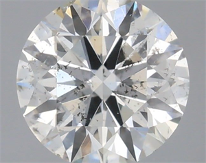 Picture of Natural Diamond 0.40 Carats, Round with Excellent Cut, H Color, SI2 Clarity and Certified by IGI