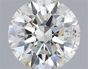 Picture of Natural Diamond 0.40 Carats, Round with Excellent Cut, H Color, SI2 Clarity and Certified by IGI