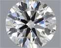 Natural Diamond 0.40 Carats, Round with Excellent Cut, H Color, SI2 Clarity and Certified by IGI