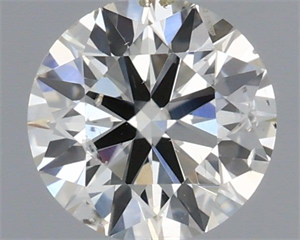 Picture of Natural Diamond 0.40 Carats, Round with Excellent Cut, H Color, SI2 Clarity and Certified by IGI