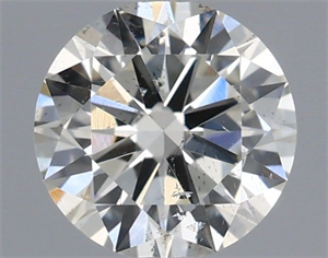 Picture of Natural Diamond 0.40 Carats, Round with Excellent Cut, H Color, SI2 Clarity and Certified by IGI