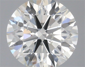 Picture of Natural Diamond 0.40 Carats, Round with Excellent Cut, H Color, SI2 Clarity and Certified by IGI