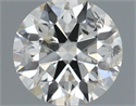 Natural Diamond 0.40 Carats, Round with Excellent Cut, H Color, SI2 Clarity and Certified by IGI