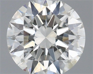 Picture of Natural Diamond 0.40 Carats, Round with Excellent Cut, H Color, SI2 Clarity and Certified by IGI