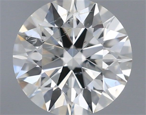 Picture of Natural Diamond 0.40 Carats, Round with Excellent Cut, H Color, SI2 Clarity and Certified by IGI