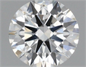 Natural Diamond 0.41 Carats, Round with Excellent Cut, H Color, SI2 Clarity and Certified by IGI